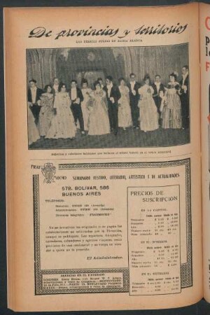 De provincias y territorios