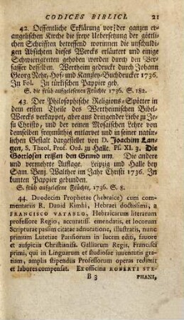 Verzeichnis der Bücher so gesamlet Johan Christian Gottfried Jahn, k. poln. u. churf. Sächs. Commissionsrath, 1,1