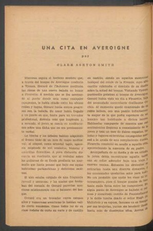 Una cita en Averoigne