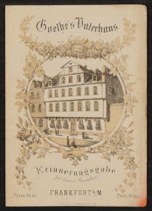 Erste Eintrittskarte ins Goethehaus 1864