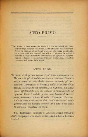 A Santa Lucia, scene popolari Napoletane in due atti