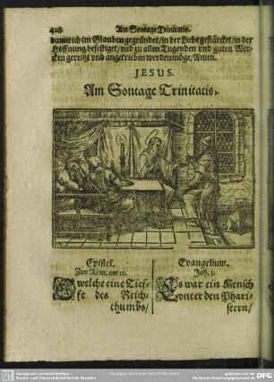 Am Sontage Trinitatis