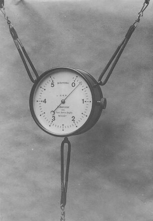 Aneroidbarometer als Höhenmesser von Fuess : Technikgeschichte | Physik | Mechanik | Messung des Luftdruckes | Barometer und Barographen