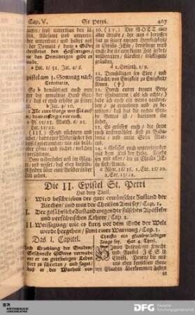 Die II. Epistel St. Petri.