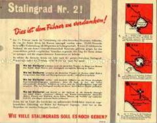 Abwurf-Flugblatt der Alliierten zur Vernichtung von zehn deutschen Divisionen an der Ostfront
