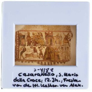 Casarano, Santa Maria della Croce : Fresken der heiligen Katharina von Alexandria