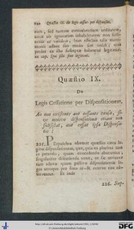 Quaestio IX.