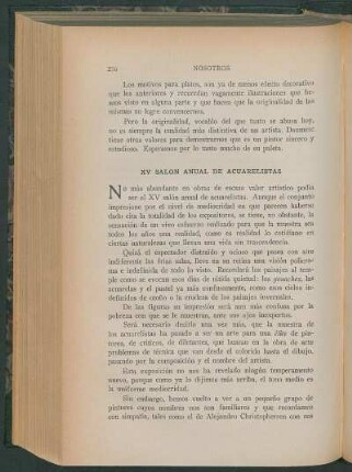 XV Salón Anual de Acuarelistas