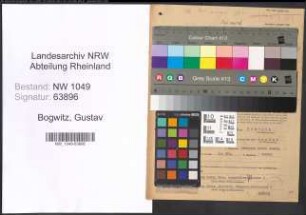 Entnazifizierung Gustav Bogwitz , geb. 06.08.1894 (Angestellter)