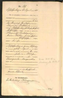 Standesamtsbuch der Stadt Aschaffenburg: Geburten 365/1900 - 184/1901