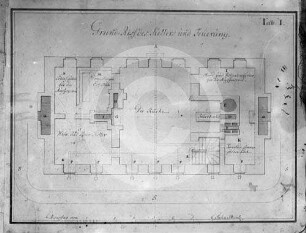 Grundriss Kellergeschoss vom Herrenhaus Grenzhof