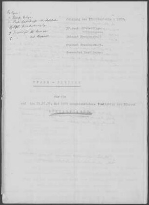 Göttelfingen mit Erzgrube, Hochdorf (Seewald) und Schernbach: Pfarrbericht 1929
