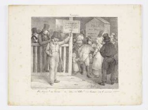 Au bureau! au bureau, Titelblatt der Folge "Album pour 1823"