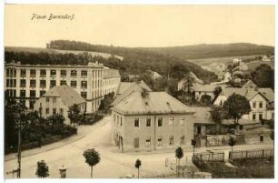 Plaue-Bernsdorf. Blick auf Plaue-Bernsdorf