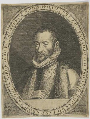 Bildnis des Philippo Edvardo Fvggaro in Kirchberg et Weissenhor