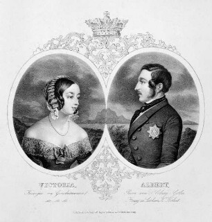 Doppelbildnis der Königin Victoria von England und ihres Gemahls Albert von Sachsen-Gotha