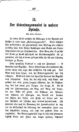 Der Bedeutungswandel in unserer Sprache