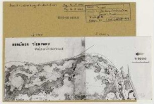 Vorentwurf. Übersichtsplan des Gesamtgeländes des Tierparks Friedrichsfelde, Blatt 2. Berlin, Lichtenberg, Friedrichsfelde, Am Tierpark