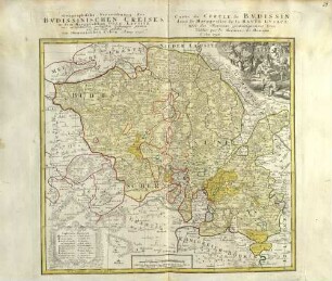 Geographische Verzeichnung des Budissinischen Creisses in dem Marggrafthum Ober-Lausitz