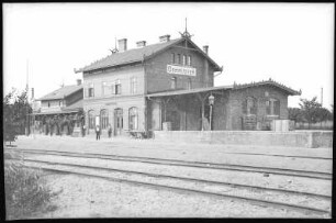 Dommitzsch. Bahnhof