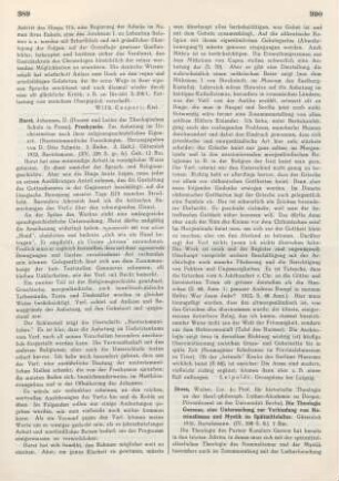 389-390 [Rezension] Horst, Johannes, Proskynein