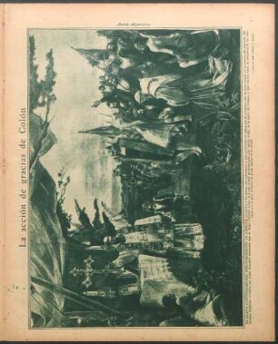 La acción de gracias de Colón [Cuadro]