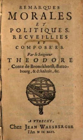 Remarques Morales et Politiques