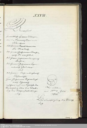 XXVIII., 10. Juli 1856