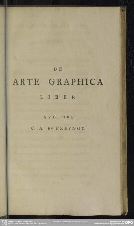 De Arte Graphica Liber