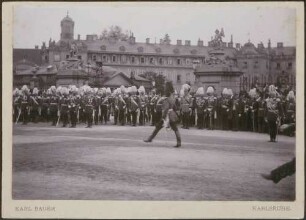 Schloßwache, Großherzog Friedrich I. und Kaiser Wilhelm II.