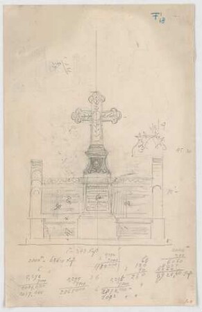 Thiersch, August ; München; Nordfriedhof, Grab Pechmann - Ansicht