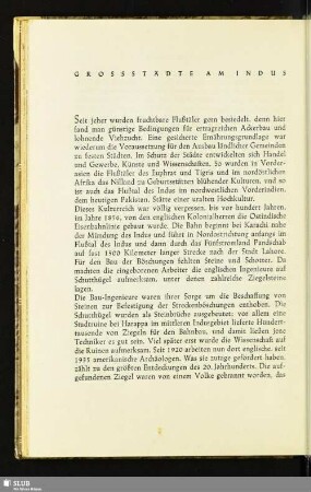 Grossstädte Am Indus
