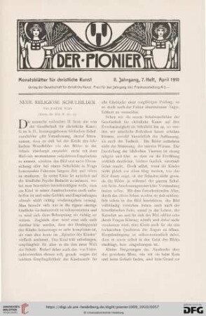 7. Heft, April 1910