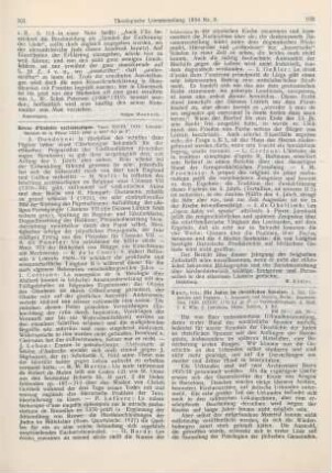 101-102 [Rezension] Revue d'histoire ecclésiastique ; 28