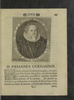 D. Johannes Gerhardus.