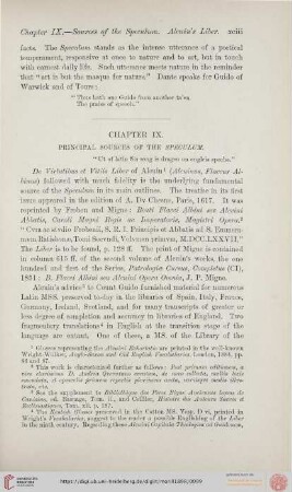 Chapter IX. Principal Sources of the Speculum