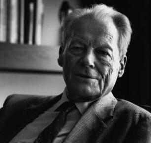 Willy Brandt (1913-1992; Politiker, 1969-1974 Bundeskanzler BRD). Bonn, 1990