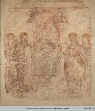 Thronende Madonna mit Heiligen