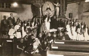 Das Christmettenspiel in der Dorfkirche zu Steinbach