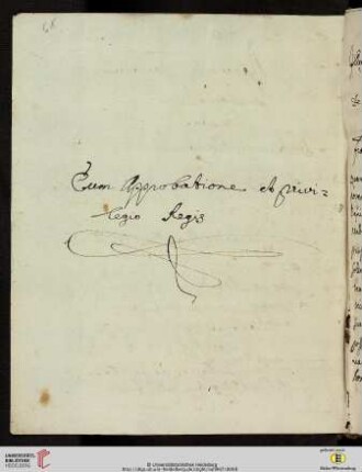 Cum Approbatione et privilegio Regis