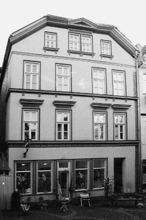 Wohnhaus, Fachwerk; Gelnhausen, Langgasse 15