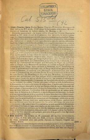 Livres rares et importants en tous genres : = Seltene und wichtige Werke aus allen Fächern