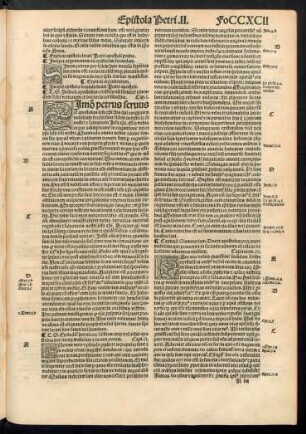 Incipit epistola secunda beati Petri apostoli.