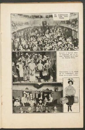 El carnaval en los teatros