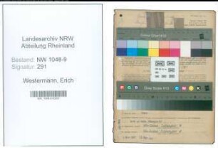 Entnazifizierung Erich Westermann , geb. 13.11.1914 (Maurer)