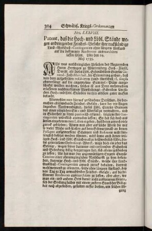 304-325, Nro. LXXVIII. - Nro. LXXXV.