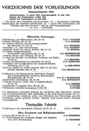 Öffentliche Vorlesungen