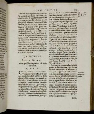 De Floribus. Sectio Octava.