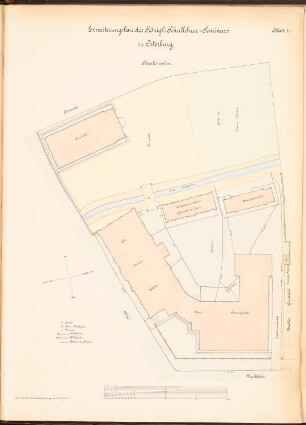 Lehrerseminar, Osterburg: Lageplan