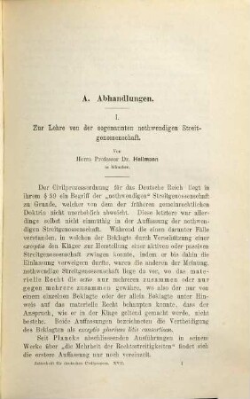 Zeitschrift für deutschen Zivilprozess, 17. 1892